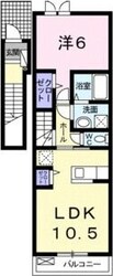 武庫川駅 徒歩19分 2階の物件間取画像